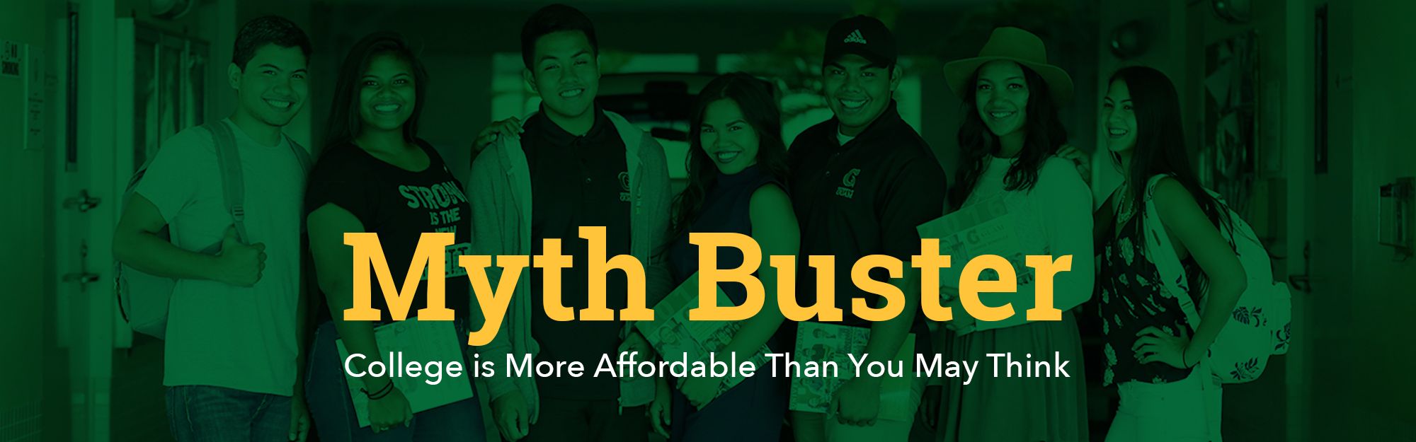 Myth buster: College is more affordable than you may think Myth buster: College is more affordable than you may think